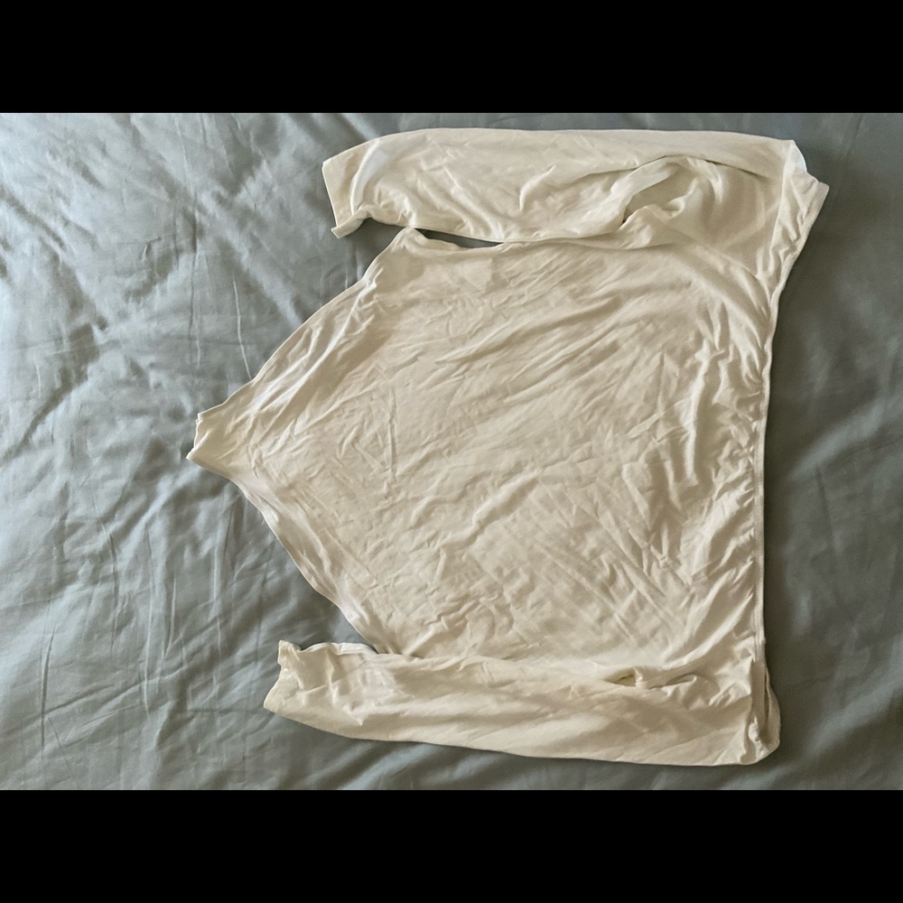 Plus size off shoulder solid bodysuit - Picture 4 of 4